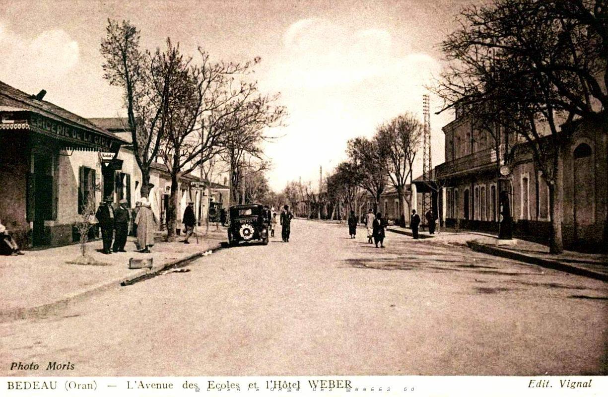 Bedeau - Avenue des Ecoles et Hotel Weber.jpg